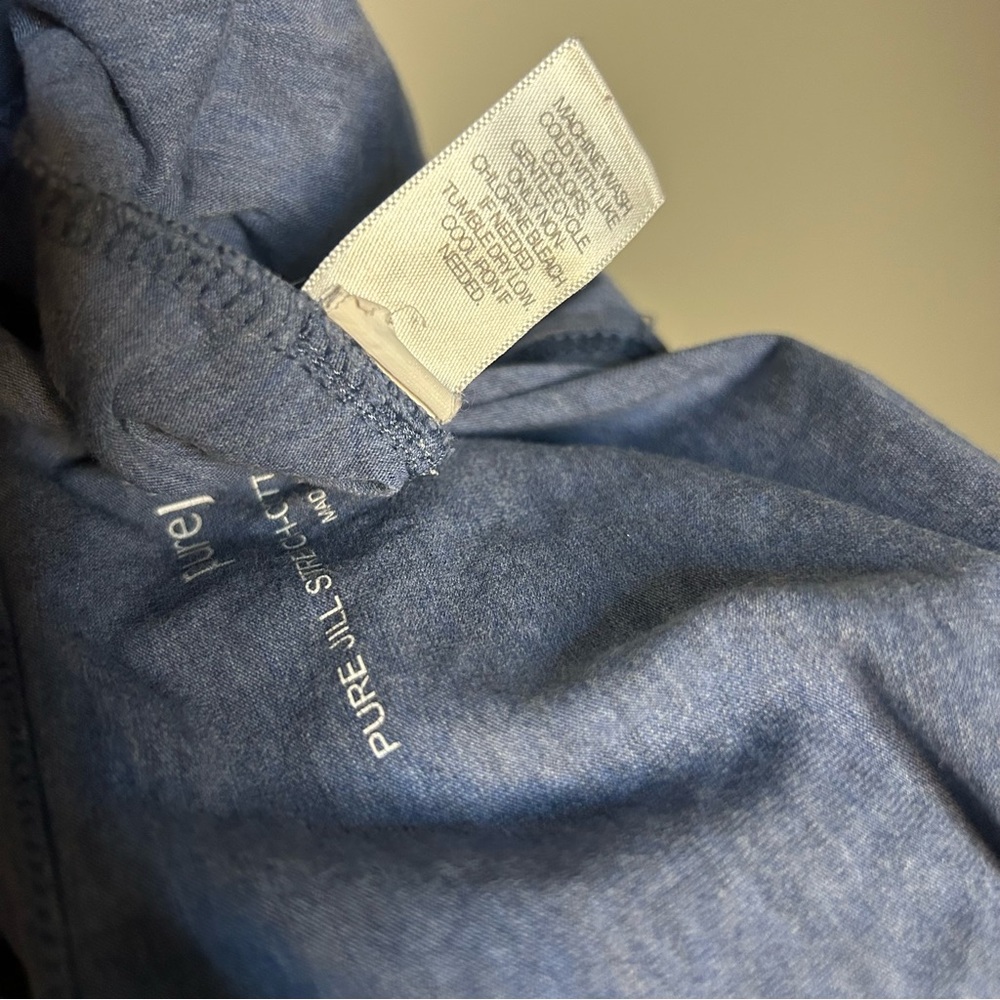 Women's Blue Long Sleeve Top - Picture 6 of 6
